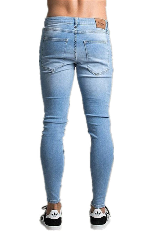 Jeans ganga desgastada Slim Fit