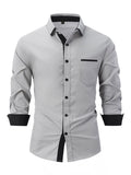 Camisa Casual Slim  "Negócios"