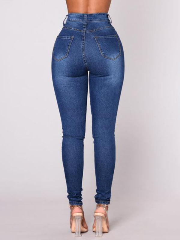 Calça ganga Slim de alta elasticidade