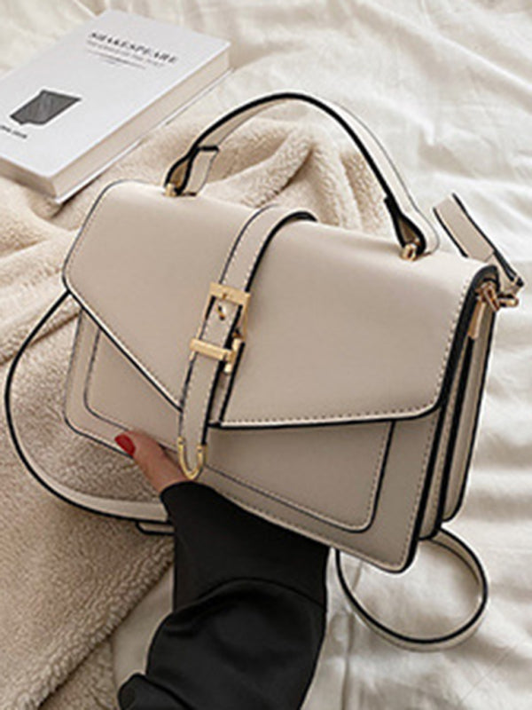 Bolsa senhora quadrada modelo crossbody